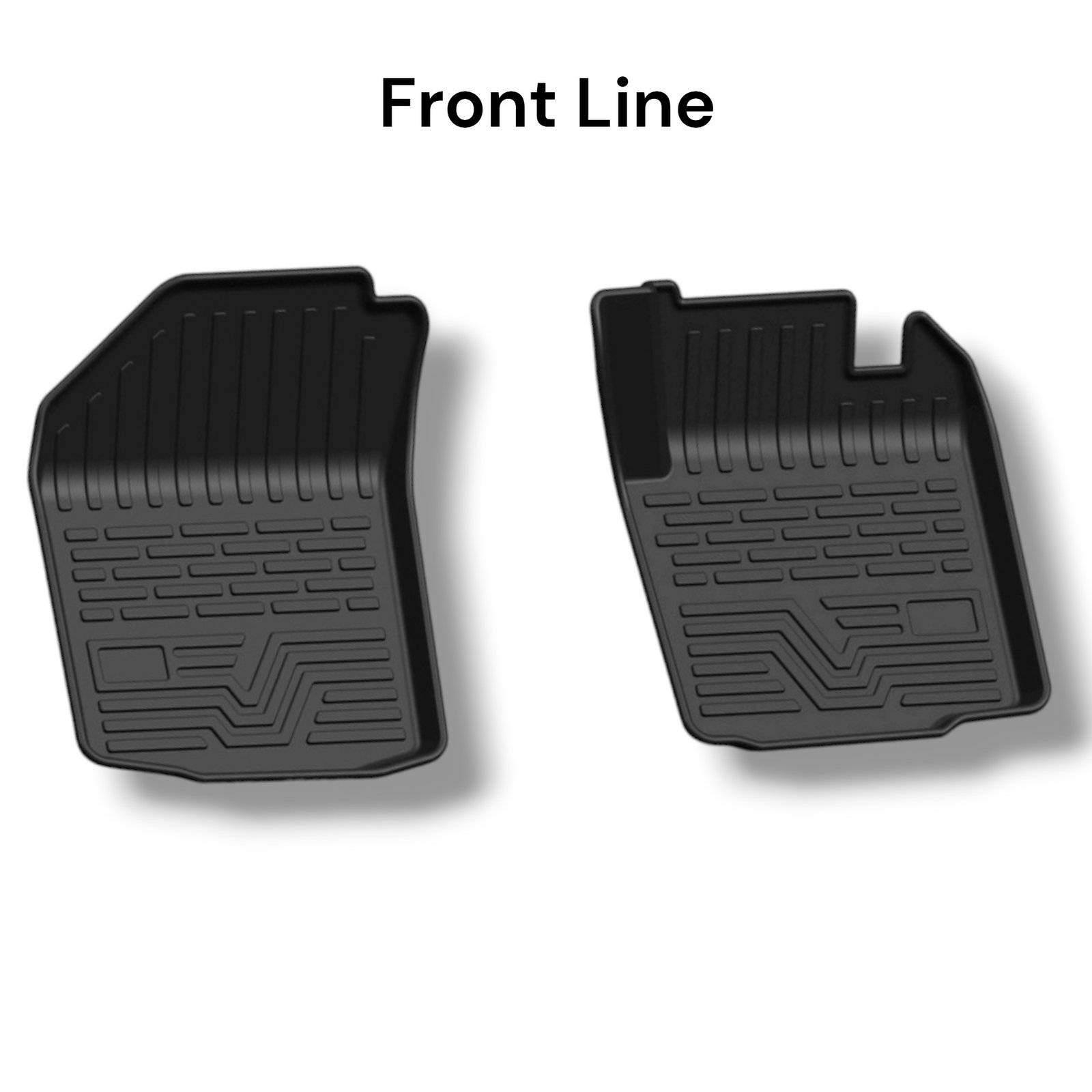 Premium Custom Fit Car Floor Mats for Maruti Suzuki Brezza (2022 June-Present) Set of 3P | All-Weather Black - Image 2