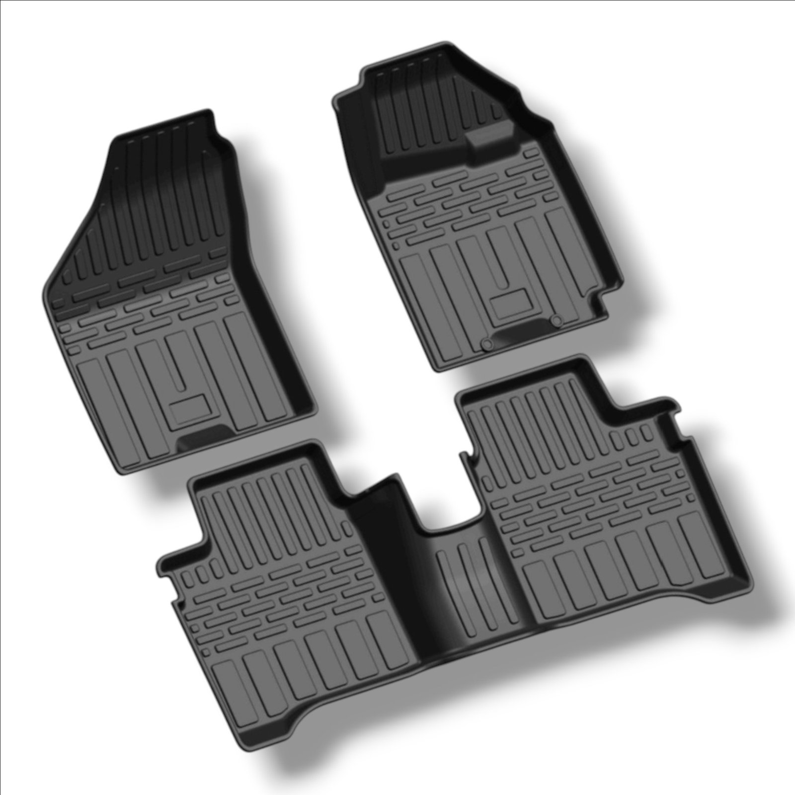 Premium Floor Mats for Maruti Suzuki Fronx (All Models) All-Weather 3D Tray Custom Fit (Black) - Image 4