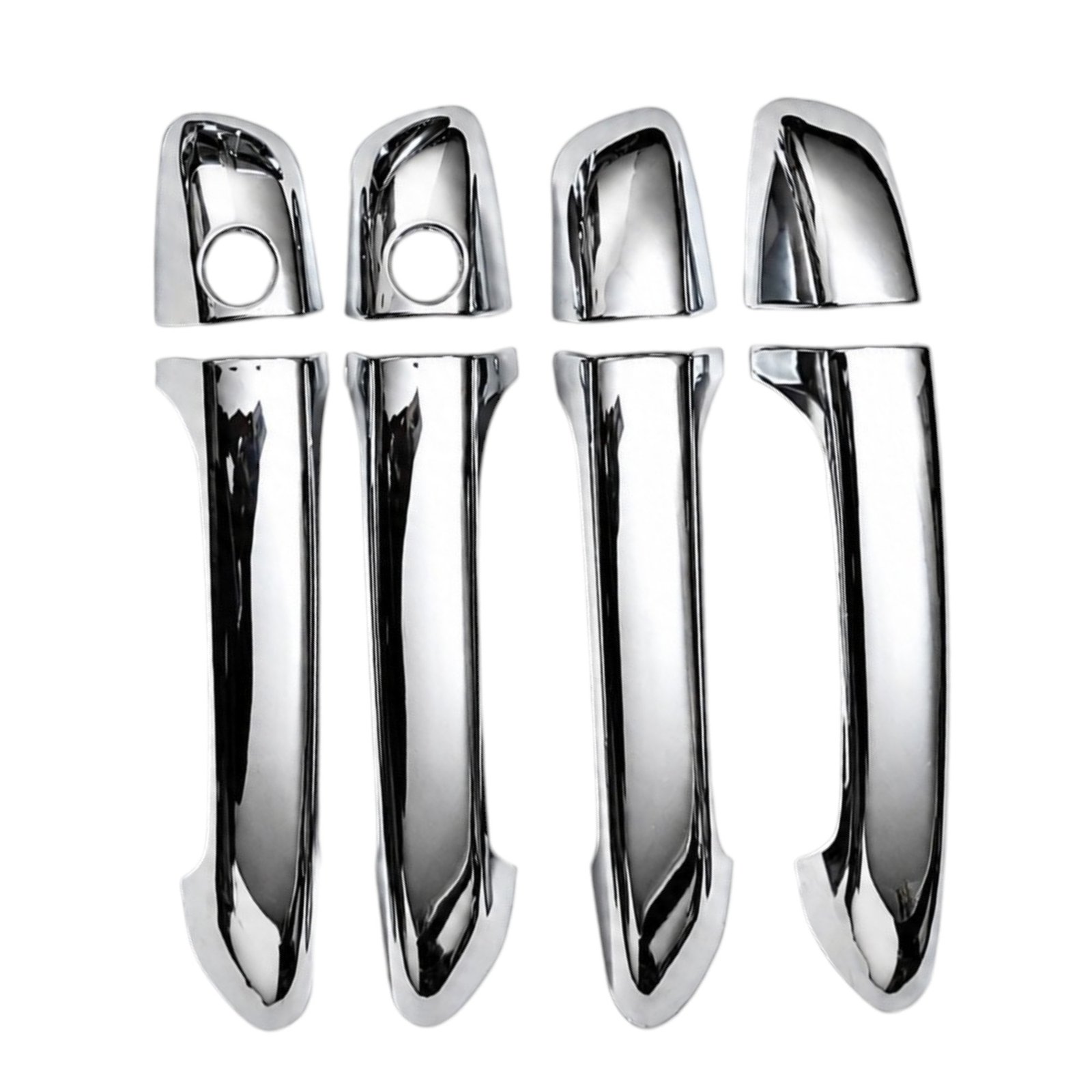 Premium Chrome Door Handle Covers for Mahindra XUV300 (Set of 4Doors 8Pcs) Exterior Garnish - Image 2