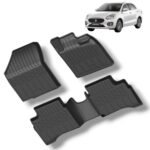 Premium Floor Mats for Maruti Suzuki Dzire (2017-2024) Custom-Fit 3D All-Weather Protection Set of 3P