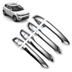 Premium Chrome Door Handle Covers for Mahindra XUV300 (Set of 4Doors 8Pcs) Exterior Garnish