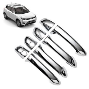 Premium Chrome Door Handle Covers for Mahindra XUV300 (Set of 4Doors 8Pcs) Exterior Garnish