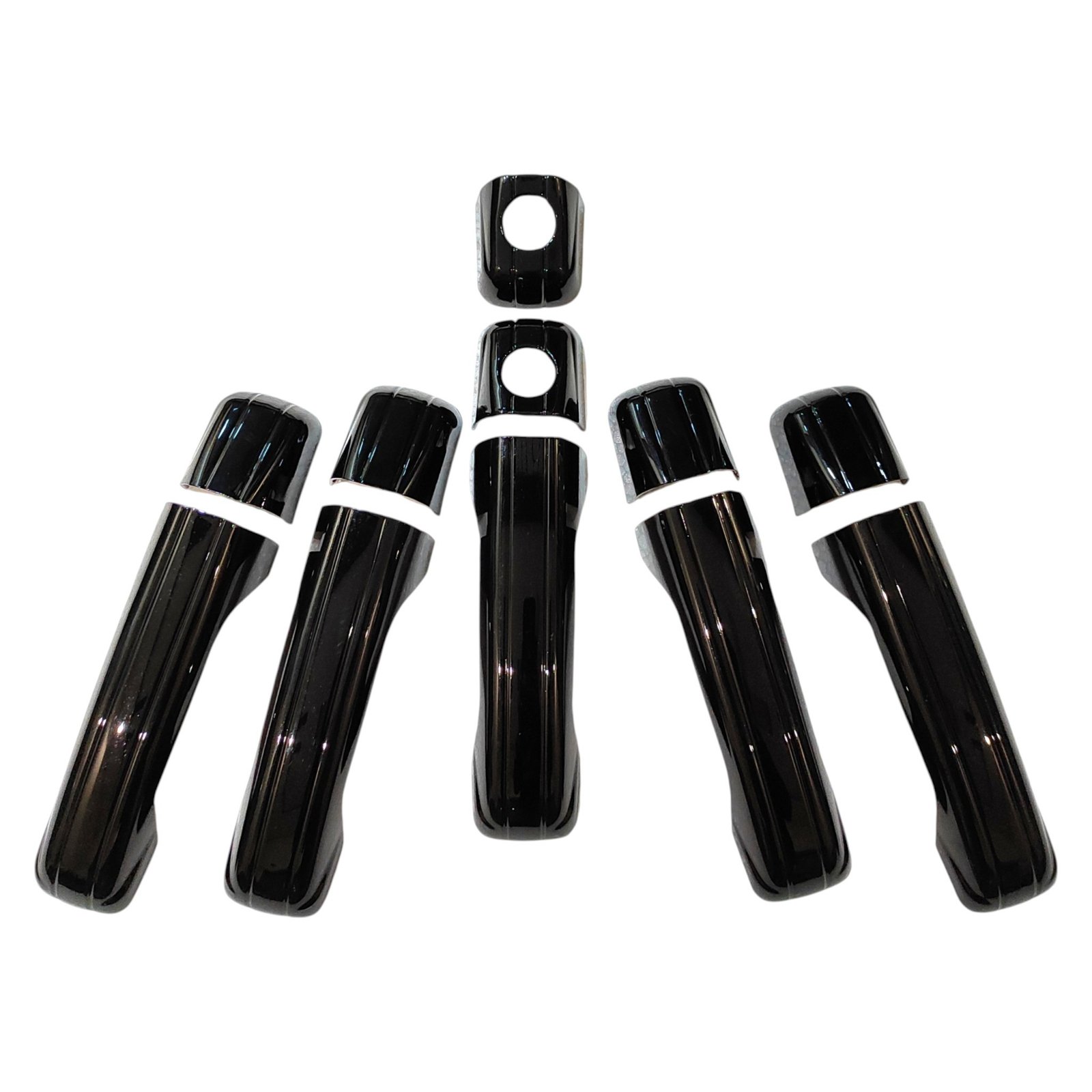 Piano Black Door Handle Cover for Mahindra Scorpio 2014-2020 (Set of 11-Pcs) Exterior Garnish - Image 3