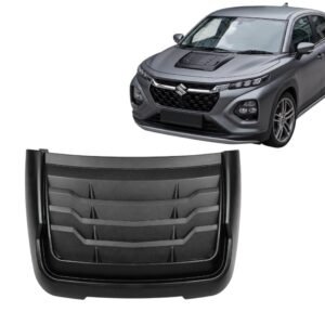 Universal Car Decorative Hood Scoop Vent Bonnet Cover – Matte Black Air Flow Intake Style Exterior Modification (Non-Functional / Aesthetic)