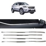 Chrome Lower Window Garnish for Hyundai Creta 2015-2018 Beading Trim (S.S / Set of 4Pcs) Exterior Styling