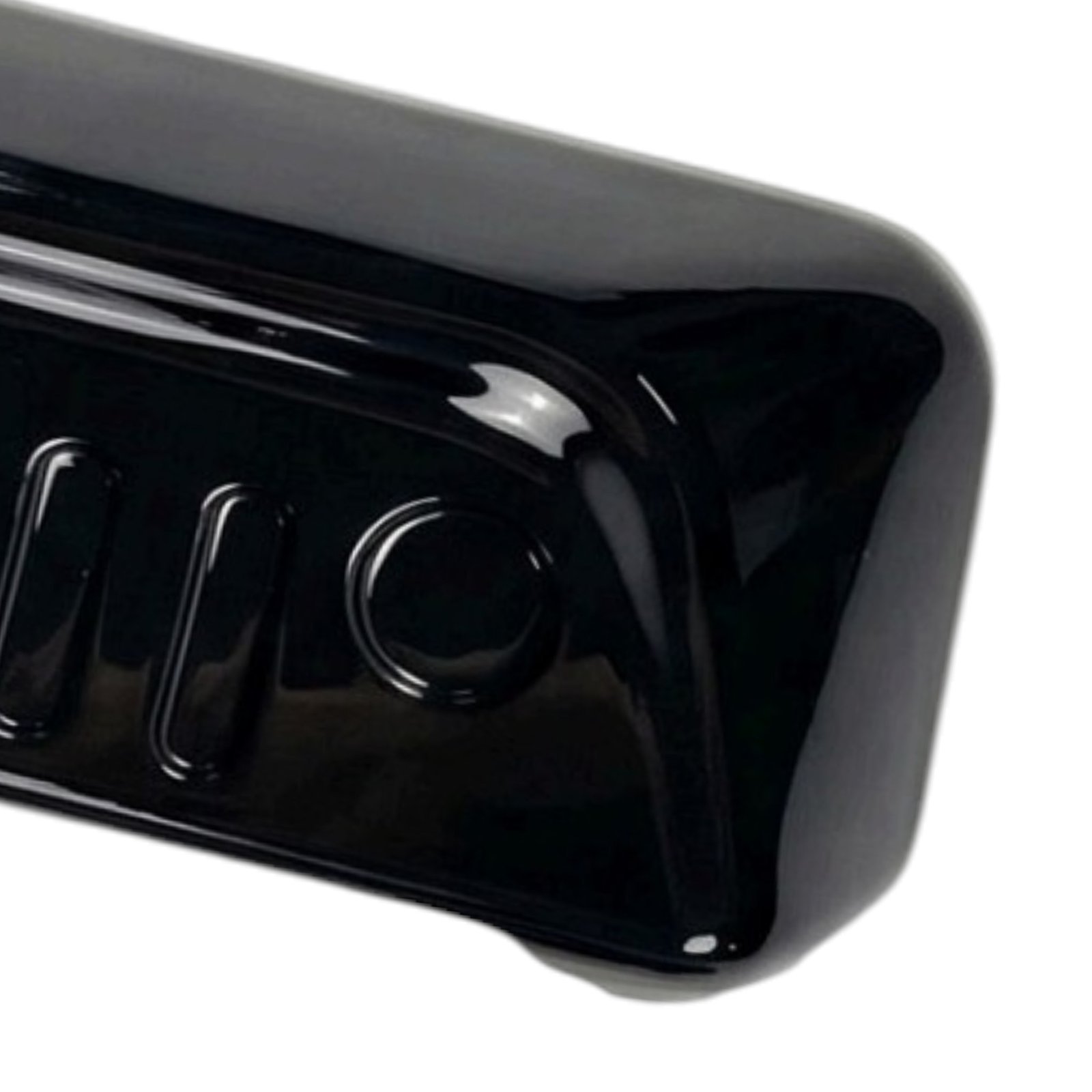 Piano Black Door Handle Cover for Mahindra Thar 2020-24 (Set of 2-Pcs) | Signature Grille Design - Image 3