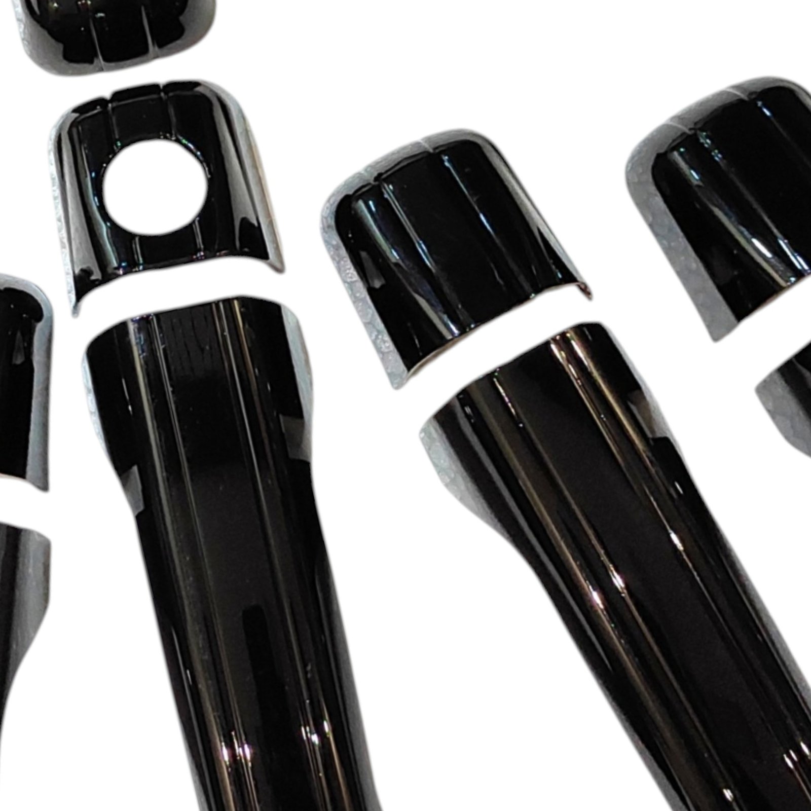 Piano Black Door Handle Cover for Mahindra Scorpio 2014-2020 (Set of 11-Pcs) Exterior Garnish - Image 2